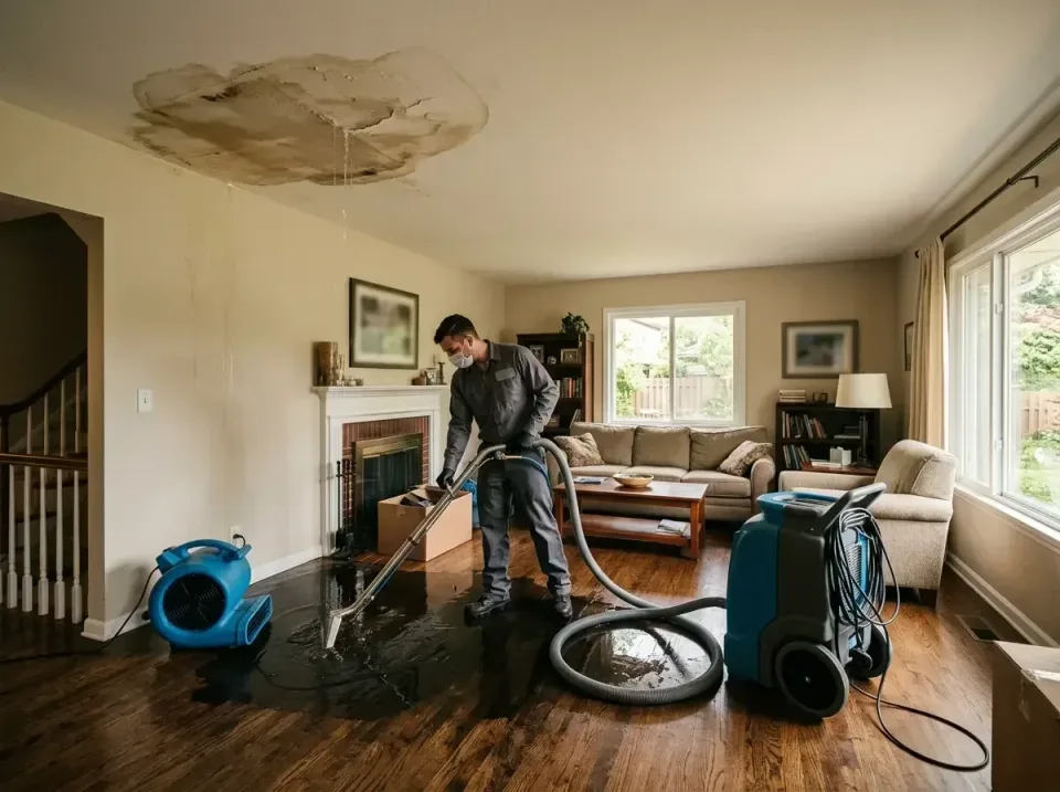 attic-pipe-burst-ceiling-drip-008 — frequently asked questions, Water Damage Restoration & Carpet Care in Madison, NE